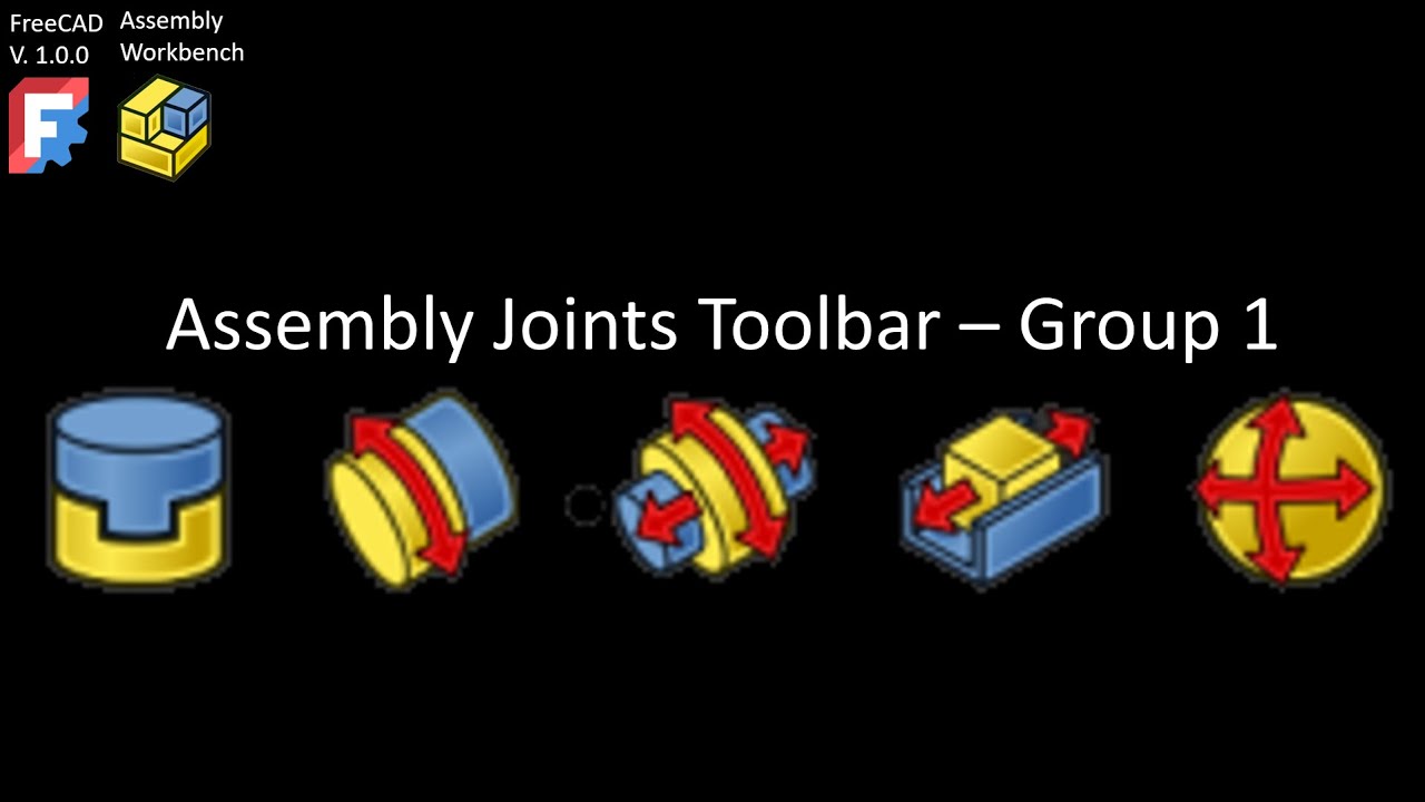 Сборочный верстак FreeCAD V1.0.0 — Мастеринг соединений — 1