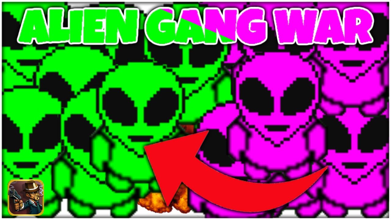 GREEN VS PURPLE! ALIEN GANG WAR - GraalOnline Era