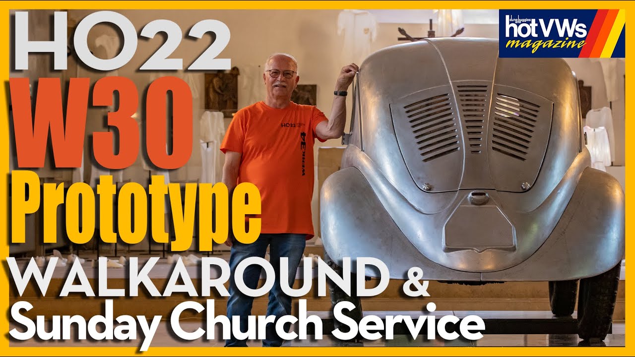 Прототип VW Beetle W30 1936 года в журнале Hessisch Oldendorf Hot VWs Magazine