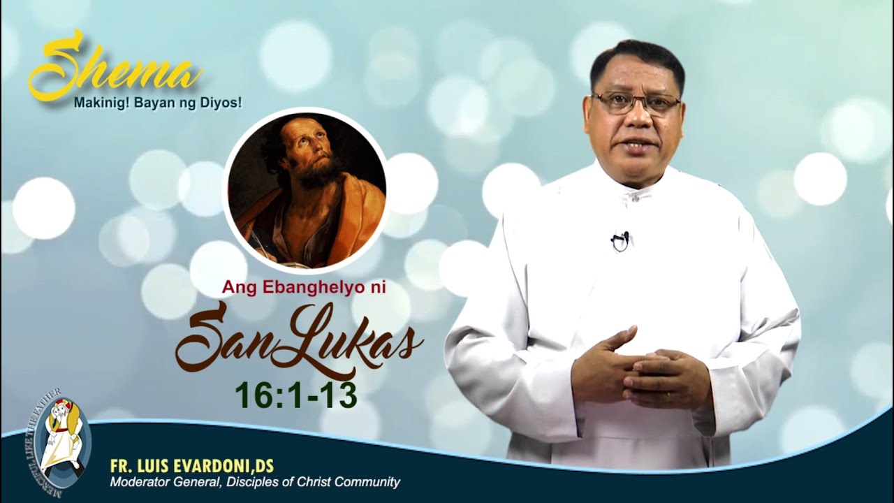 SHEMA IKA 25 NA LINGGO SA ORDINARYONG PANAHON, SEPTEMBER 18, 2016 24