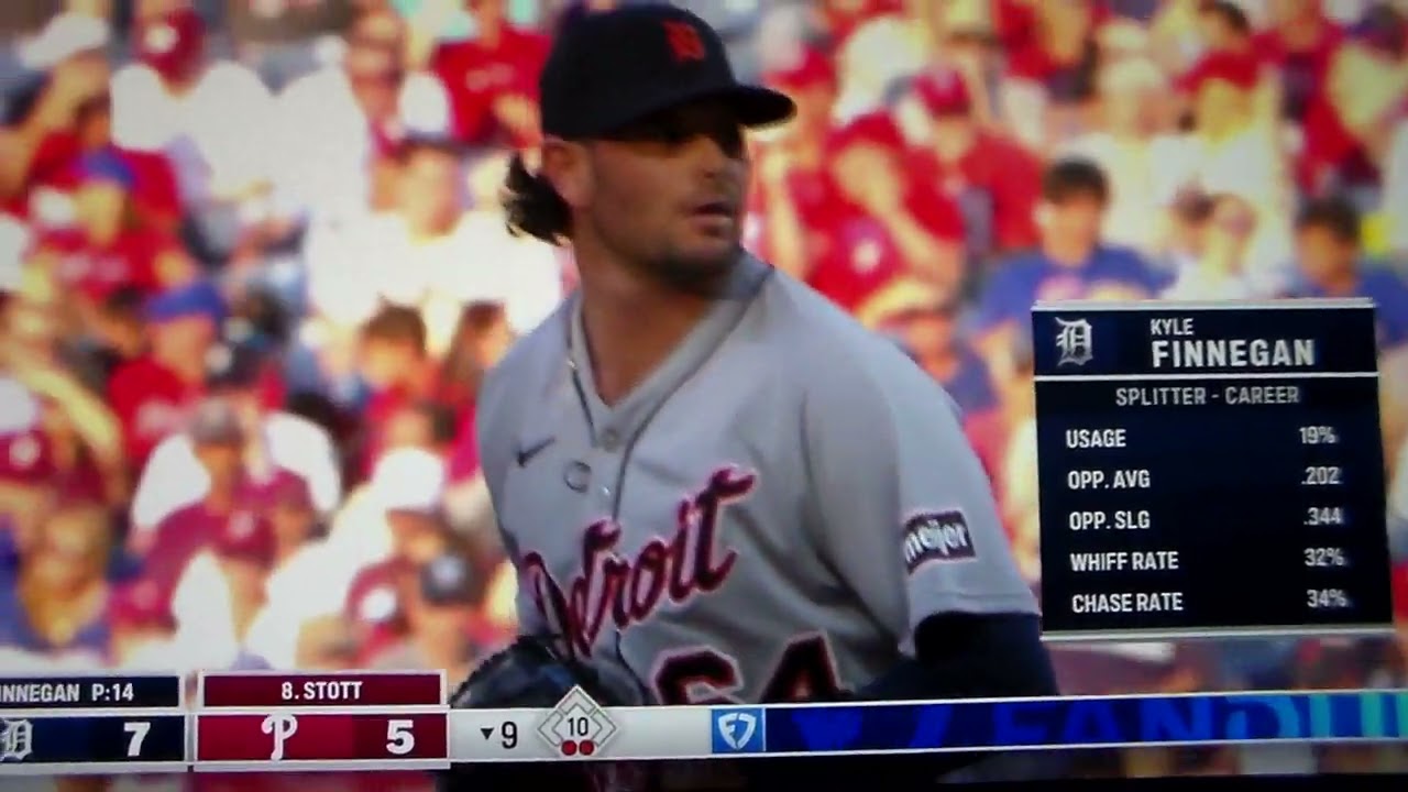 New Detroit Tigers closer Kyle Finnegan picks up 1st save as Tiger vs. Phillies