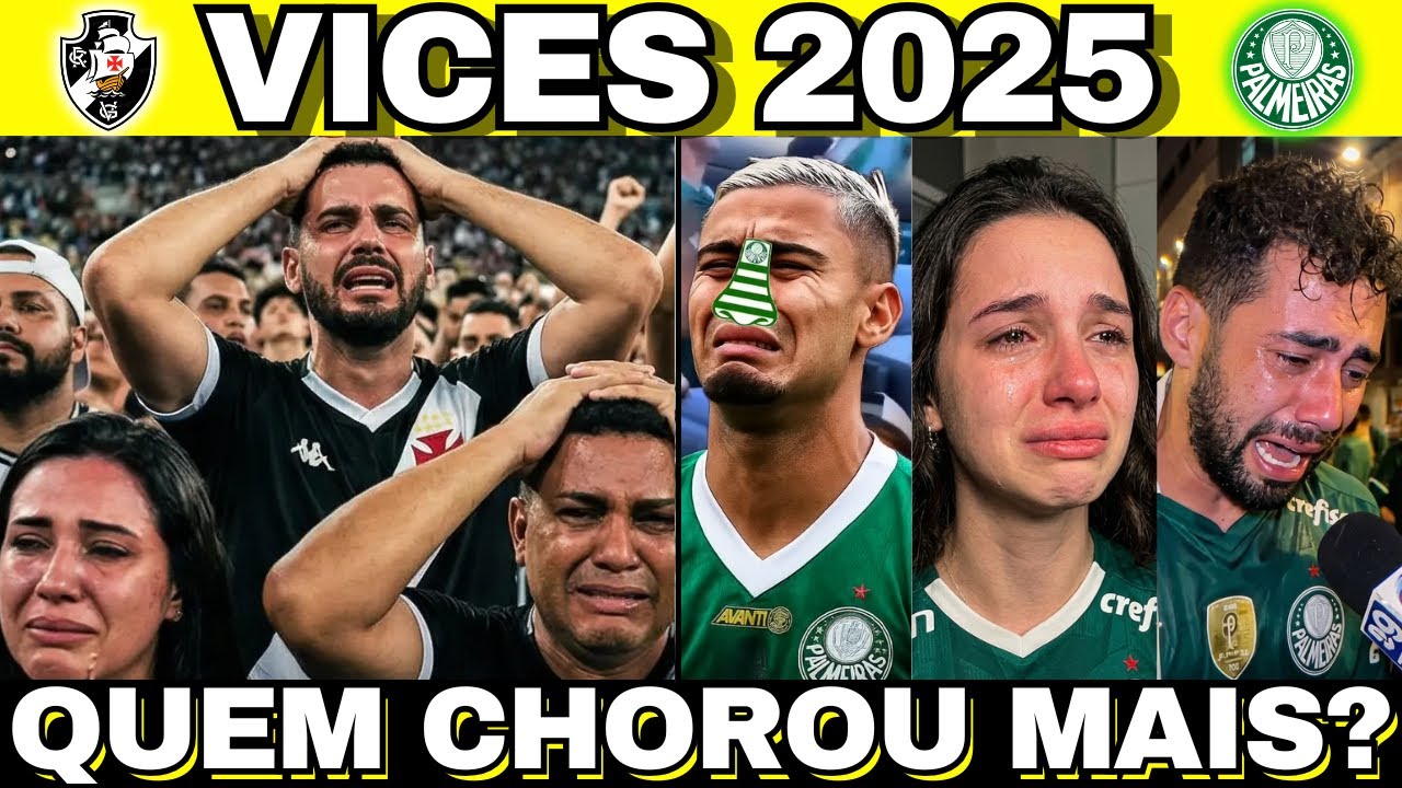 PALMEIRAS E VASCO: QUEM FOI O MAIOR VICE DE 2025? 😂 Retrospectiva dos Choros!