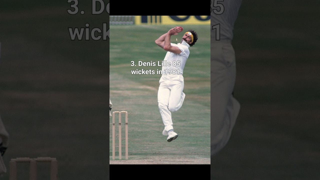 Most Wickets in Test Cricket in a Calendar Year l #cricketrecords #testcricket