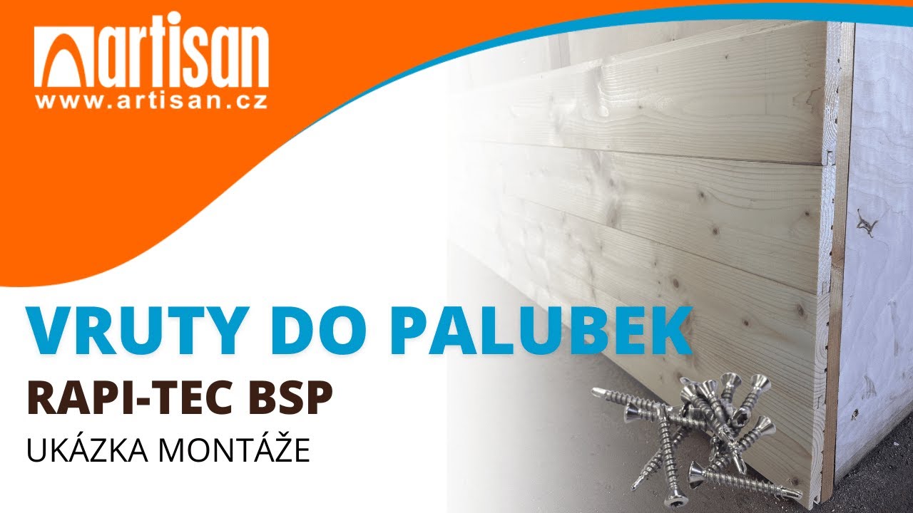Vruty Rapi-Tec BSP do palubek a lišt