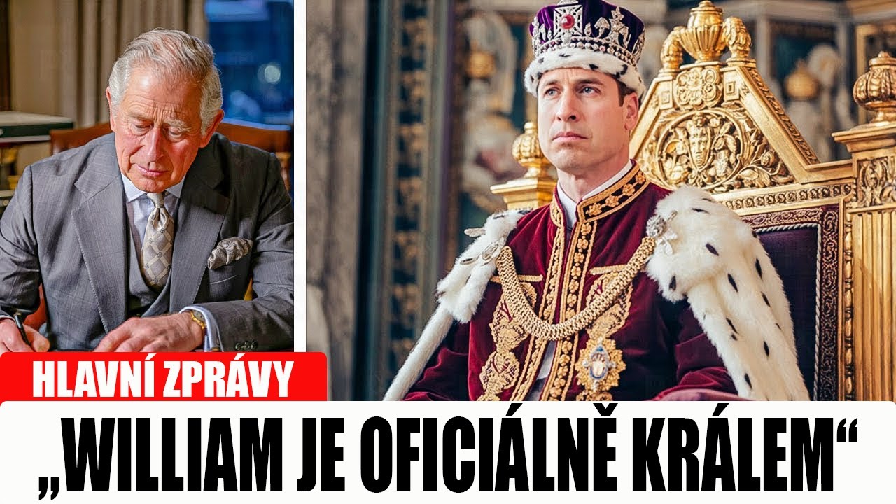Král Karel TAJNĚ PŘEDEŠEL TRŮN — Vilém nyní vládne Anglii