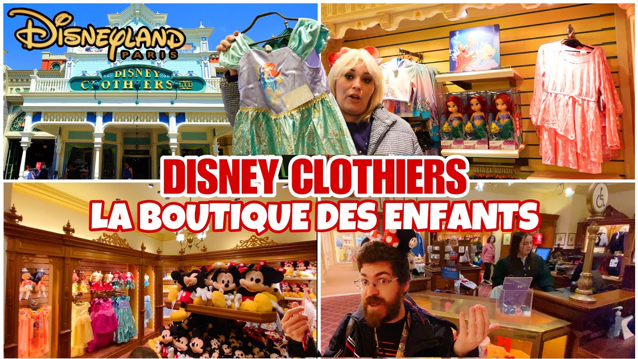 BOUTIQUE DISNEY CLOTHIERS SUR MAIN STREET A DISNEYLAND PARIS - Merch - Zoom sur la boutique enfants.