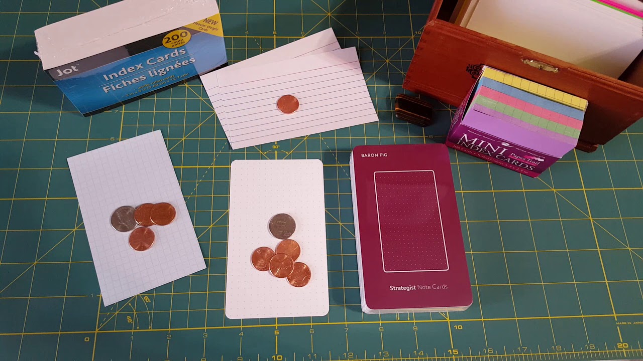 Index Cards & Fountain Pens