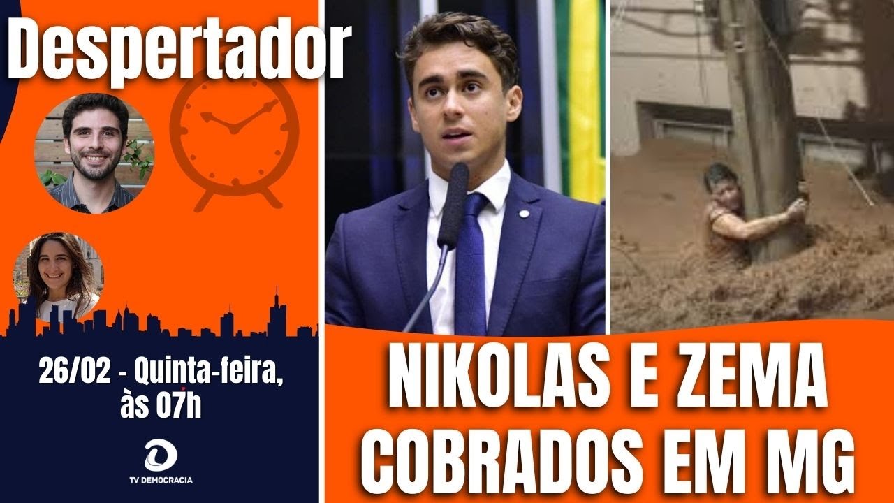 Zema e Nikolas são cobrados por caos em Juiz de Fora. STF julga suspensão de supersalários. E+
