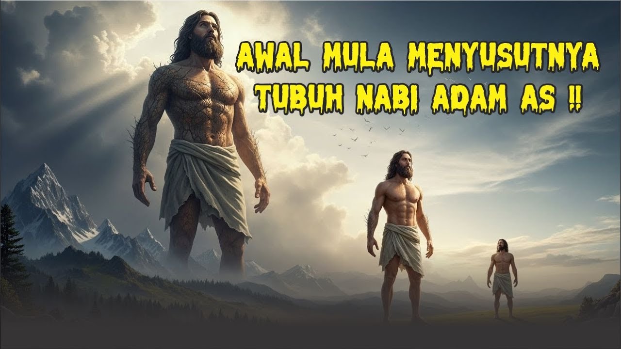 AWAL MULA MENYUSUTNYA TUBUH NABI ADAM ‼️