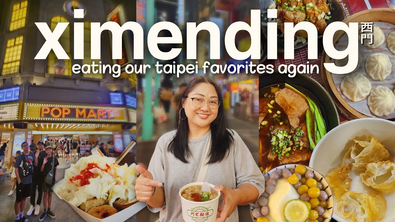 🇹🇼 Ximending Taipei: Food Trip Stopover | Eating Our Favorites Before Heading Back to Manila