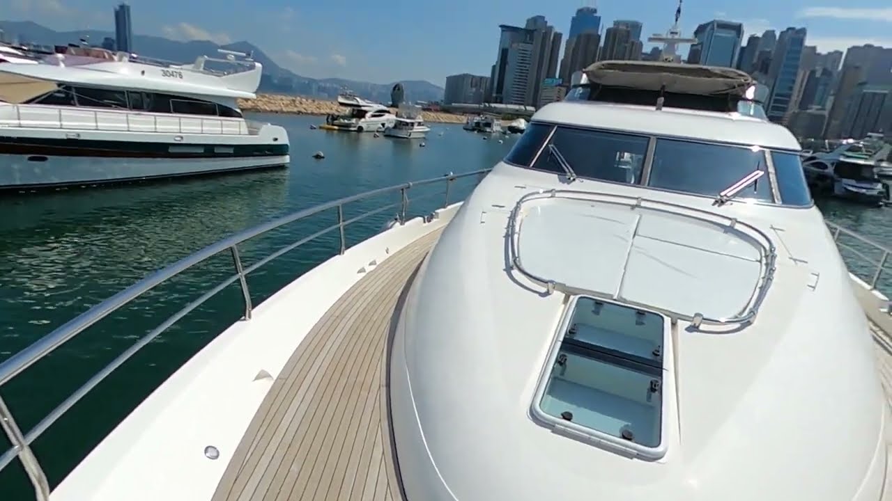 Fairline 78' (2014 built) Flybridge motor yacht in Hong Kong for sale.