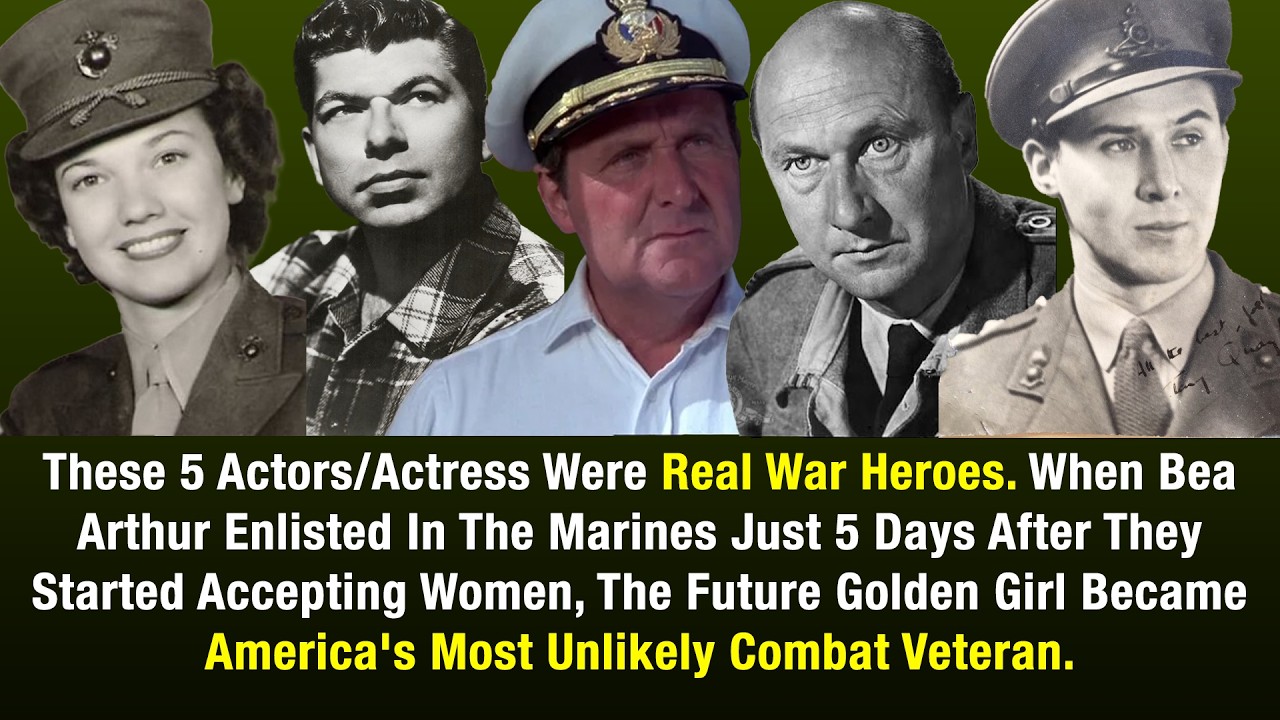 These Famous Actors Were Real Combat Veterans - Hollywood's Hidden War Heroes Revealed