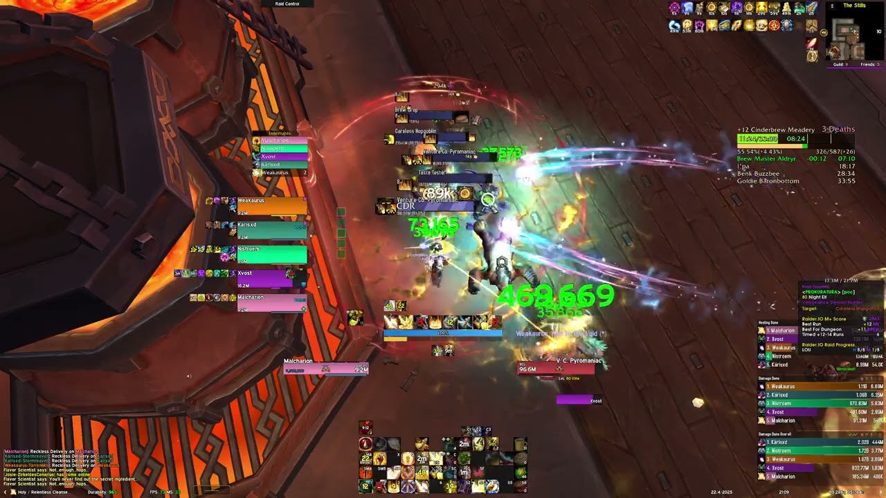 Cinderbrew Meadery +12 - Holy Paladin Mythic+