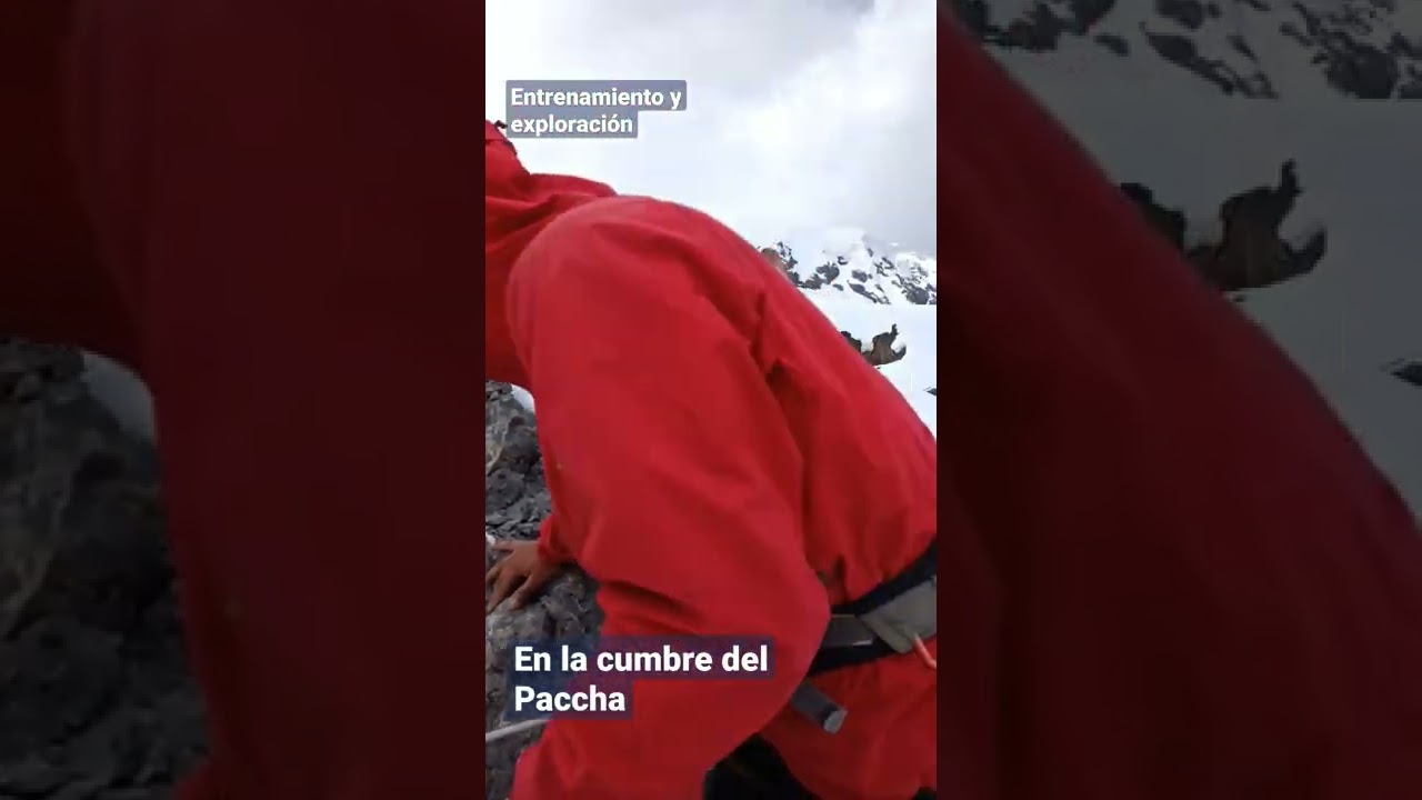 Cumbre del Paccha en Cordillera Central #monta&ntilde;ismoenperu #escaladaperu