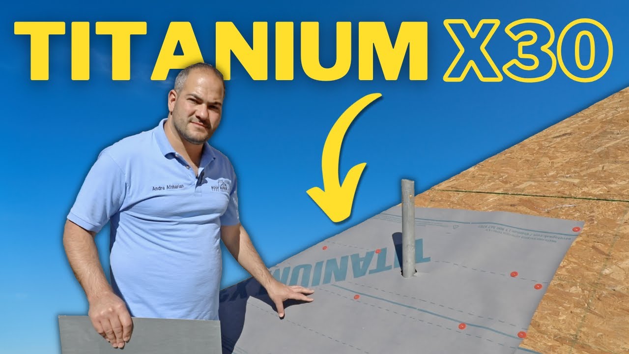 Как установить подложку Titanium X30 | Руководство по укладке черепичной кровли