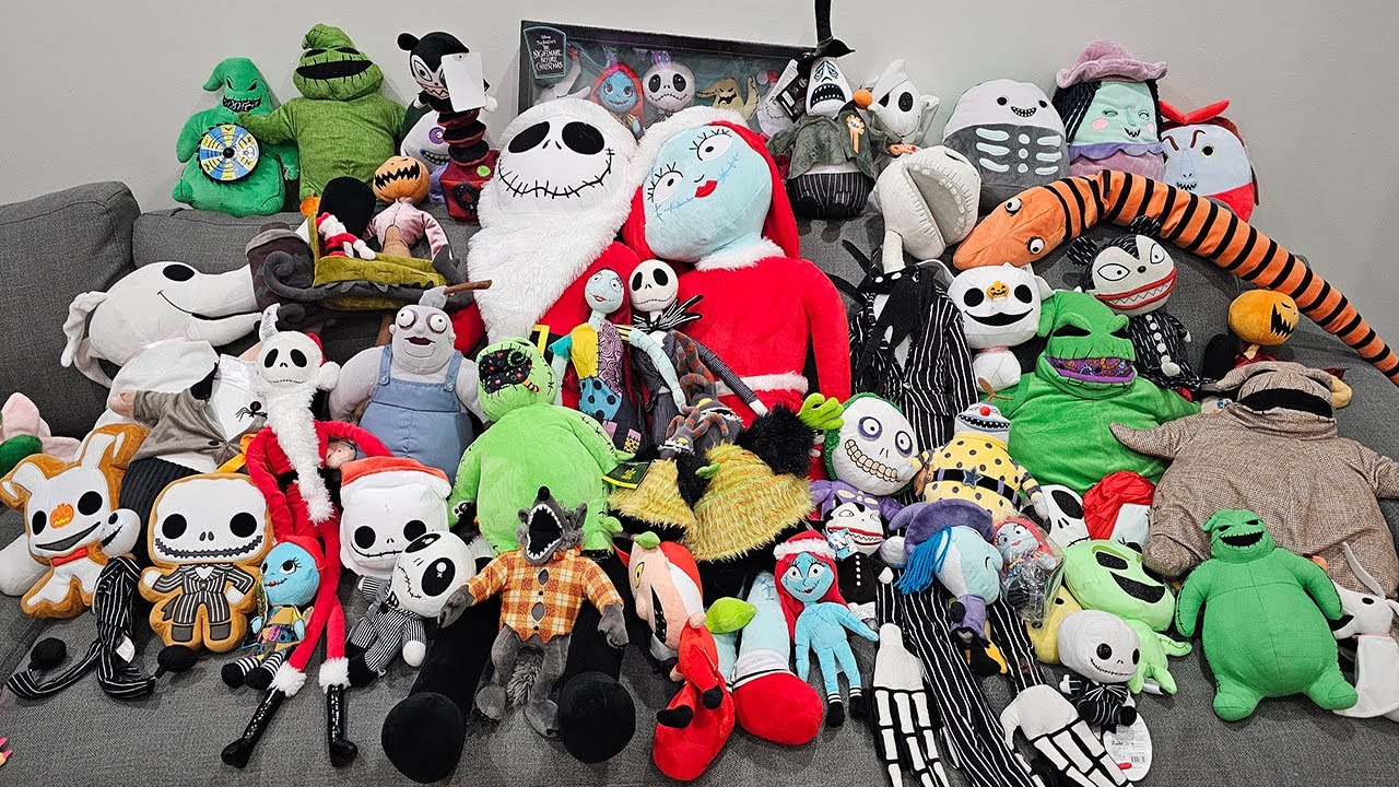 HUGE The Nightmare Before Christmas Plush Collection! #tnbc #thenightmarebeforechristmas