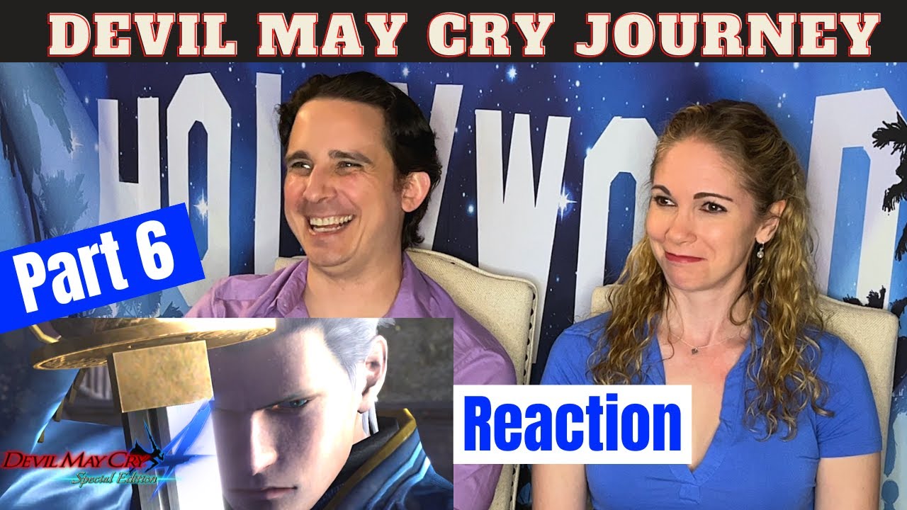 Devil May Cry 4 Vergil, Lady and Trish Scenes Reaction