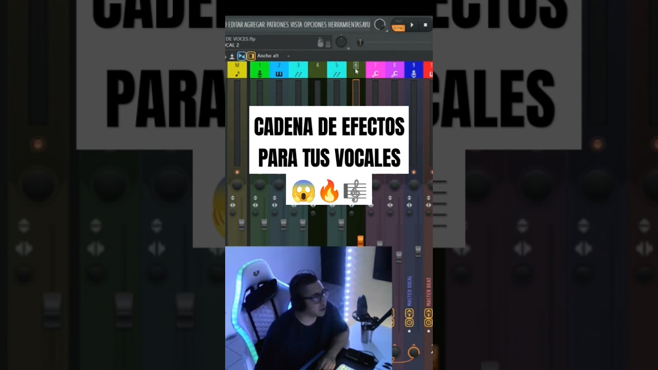 EDICION VOCAL | Optimiza los recursos de tu PC |EFECTOS EN CADENA # 
