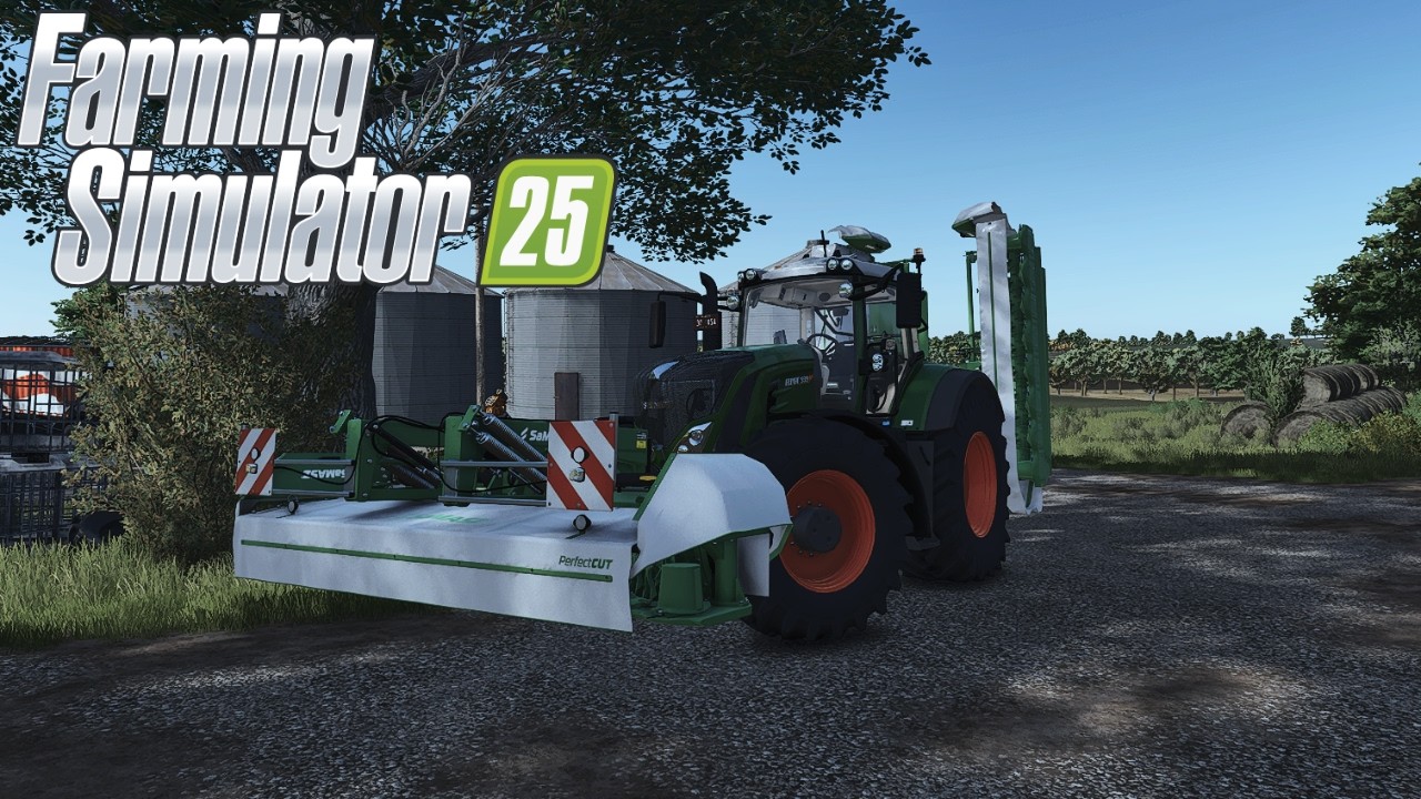 FS25 Fendt 900 Vario in USA MAP Mowing Grass
