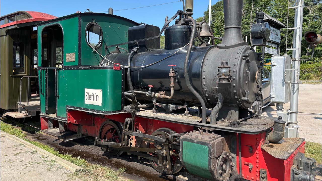 Short Trip to the Boothbay Railway Village Museum (Ft. 0-4-0 #6 