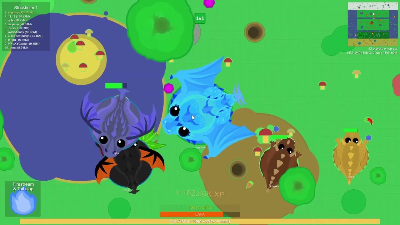 Mope.io Floxx Untouchable KD 2.15B XP
