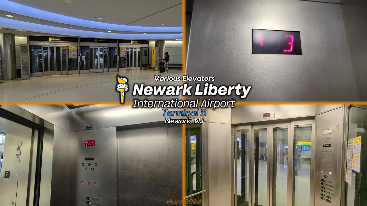 Various Hydraulic Elevators | Terminal B, Newark Liberty International Airport, Newark NJ