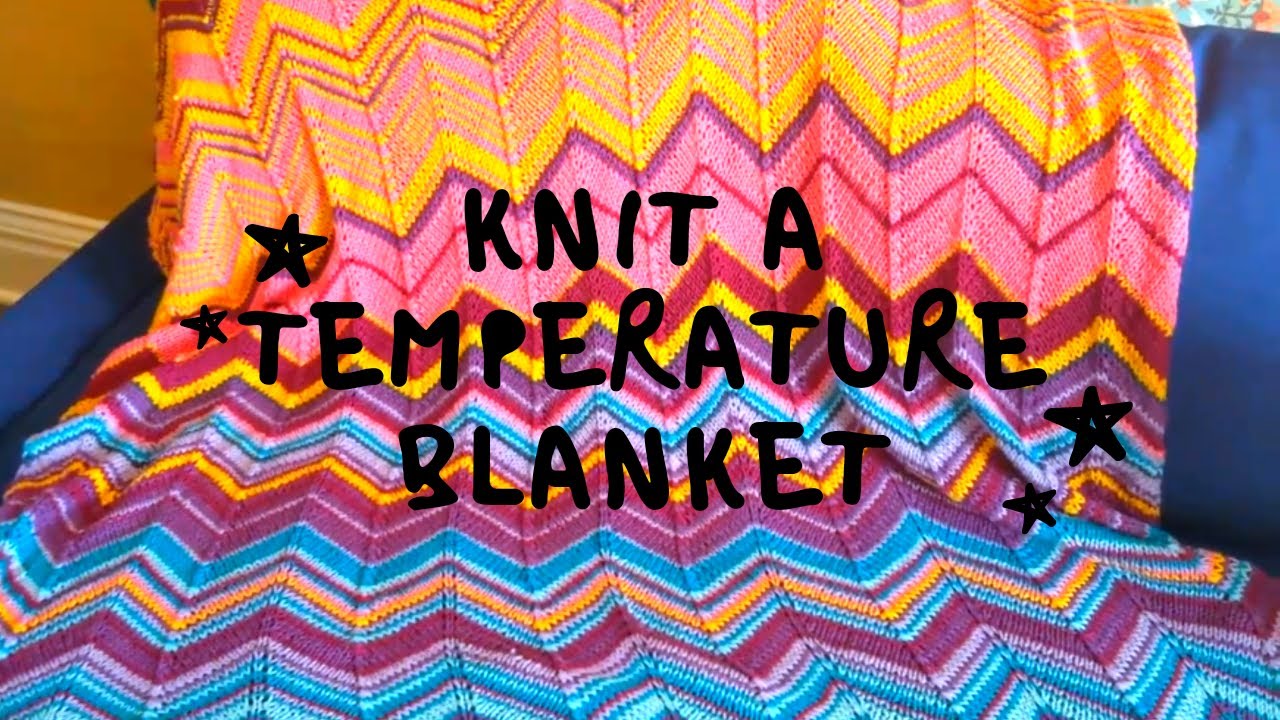 How to Knit a Temperature Blanket