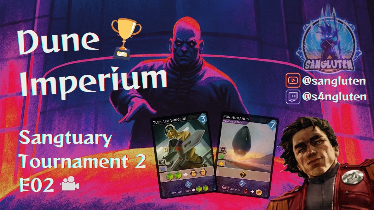 HUGE Risk in Tourney Qualifier #2 | Dune Imperium | Sangtuary Tournament 2 E02