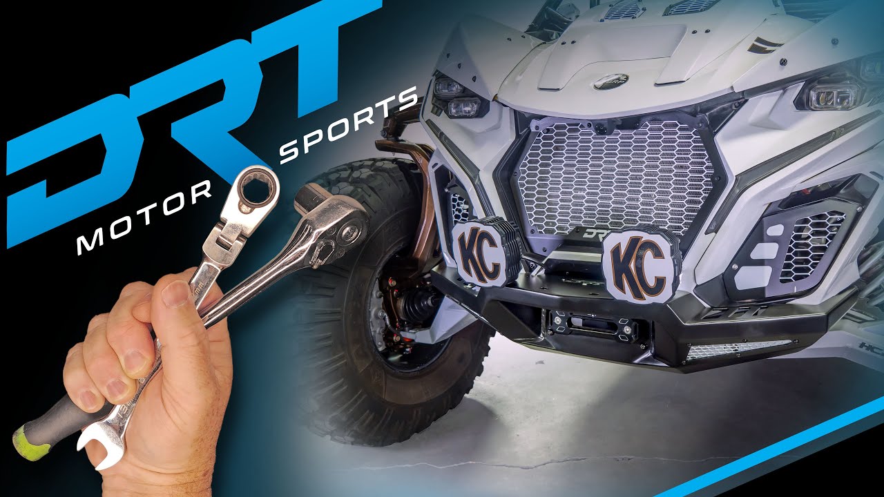 DRT Motorsports Can-Am Maverick R HD Front Winch Bumper Install Guide.