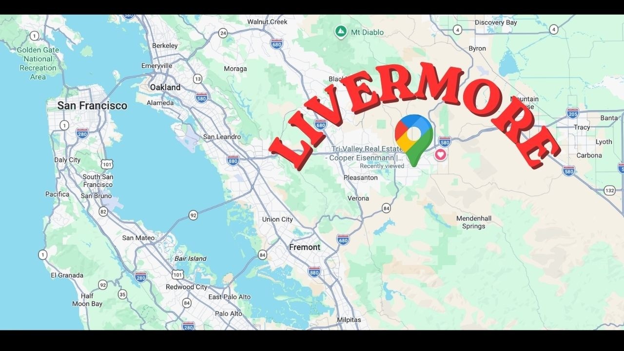 Экскурсия по карте Ливермора, Калифорния | Планировка города, где всё находится!