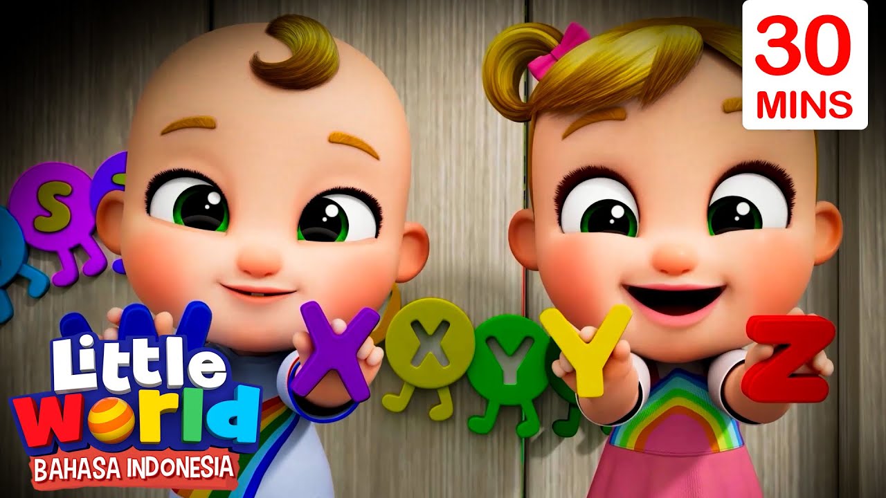 Belajar ALFABET Bersama Nico dan Nina! | Little World Bahasa Indonesia | Kartun dan Lagu Anak