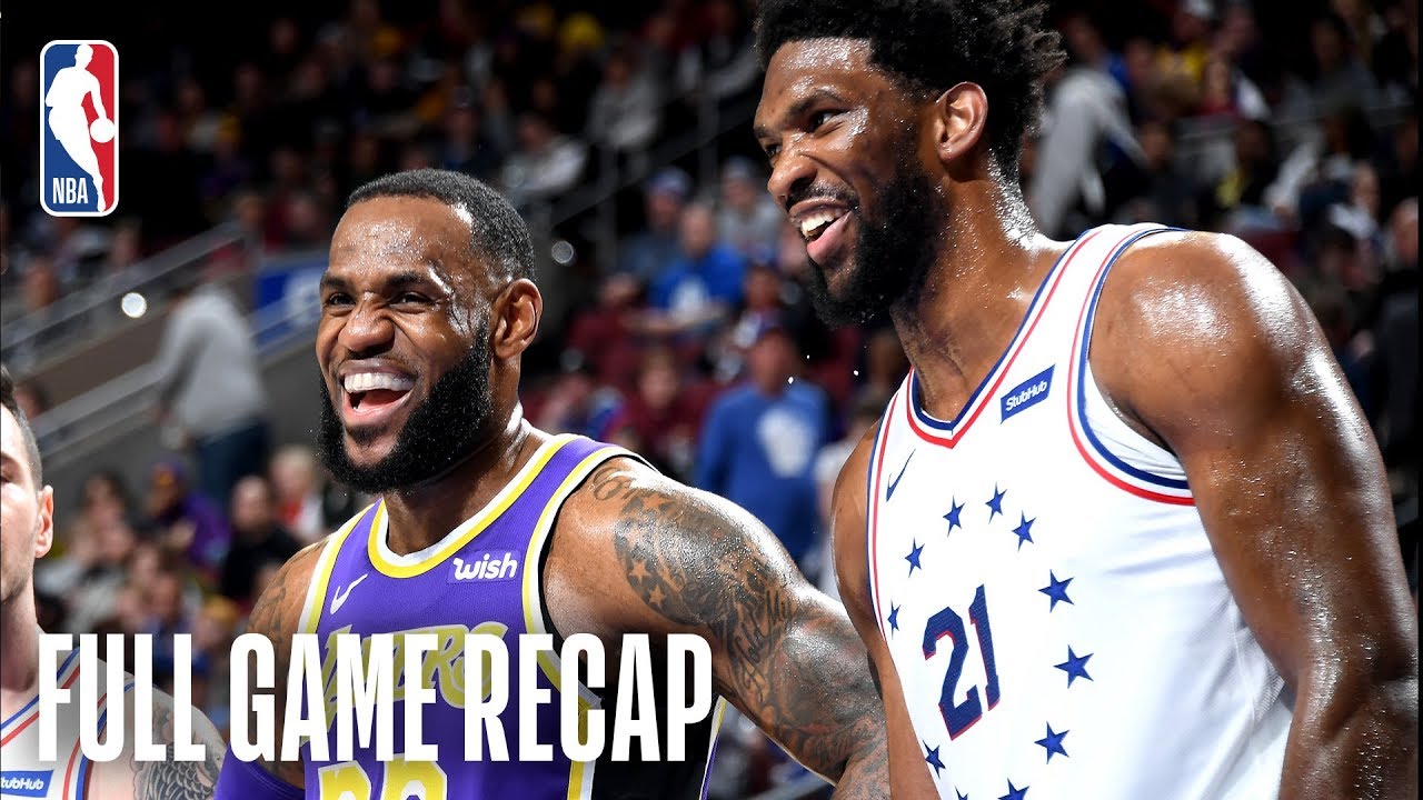 LAKERS vs 76ERS | Embiid Records 37 & 14 | February 10, 2019