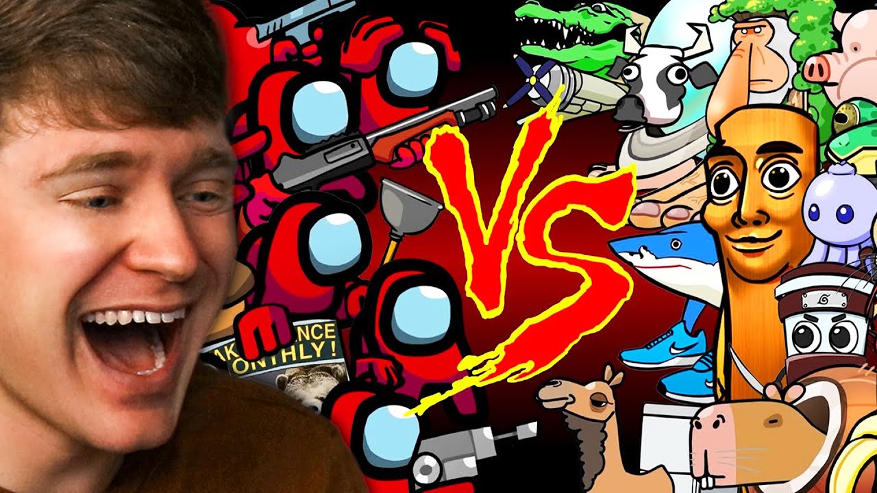 Reacting to MINI CREWMATE vs ITALIAN BRAINROT!?