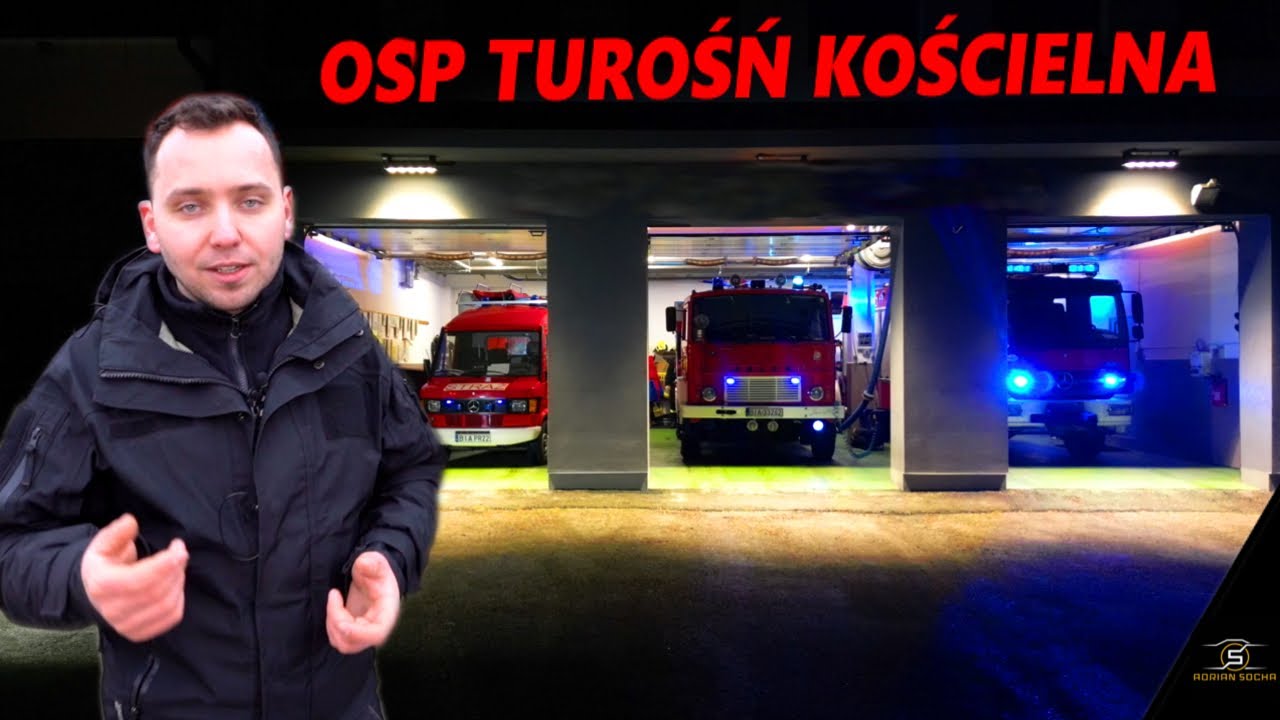 KURSANT Z HELIKOPTERA ZGŁOSIŁ POŻAR! - OSP TUROŚŃ KOŚCIELNA