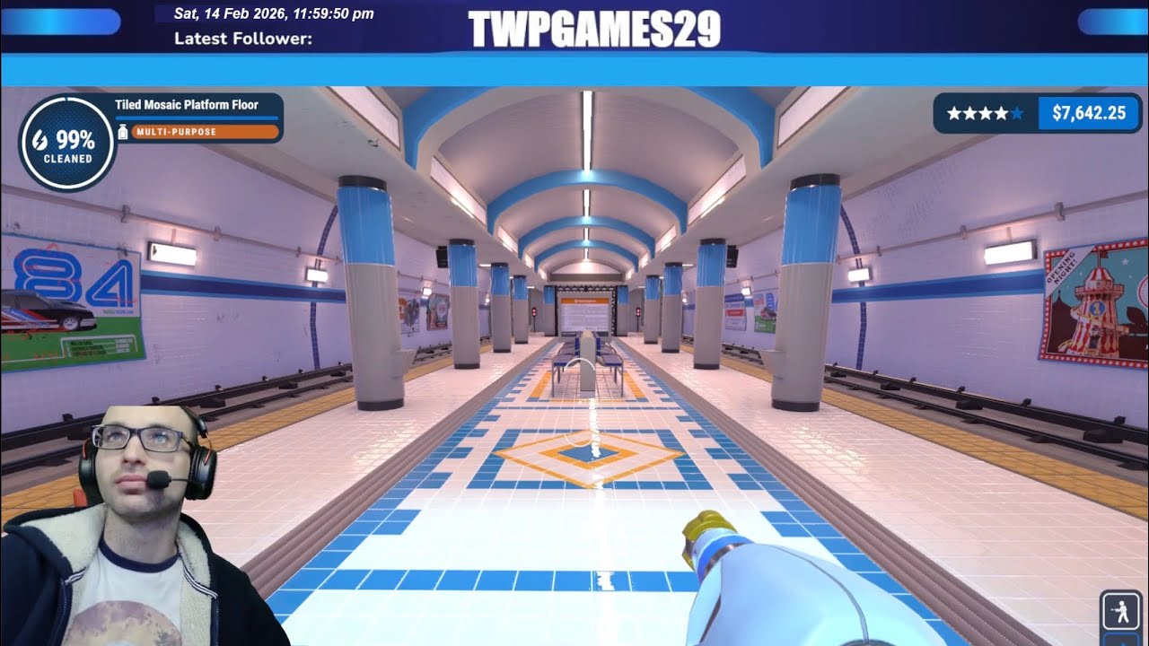 Powerwash Simulator: Cleaning Valentines Subway Station 14/02/2026