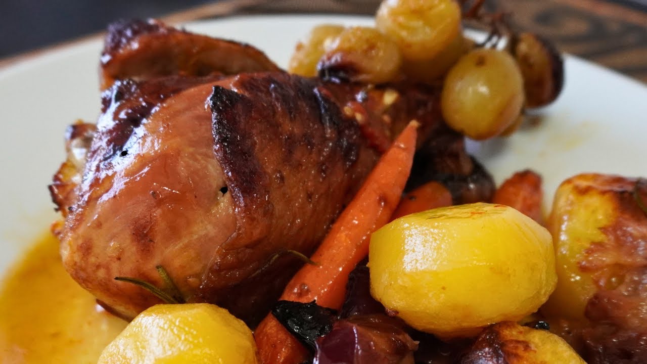 MUSLOS de PAVO al HORNO 🍗 Jugosos y Tiernos