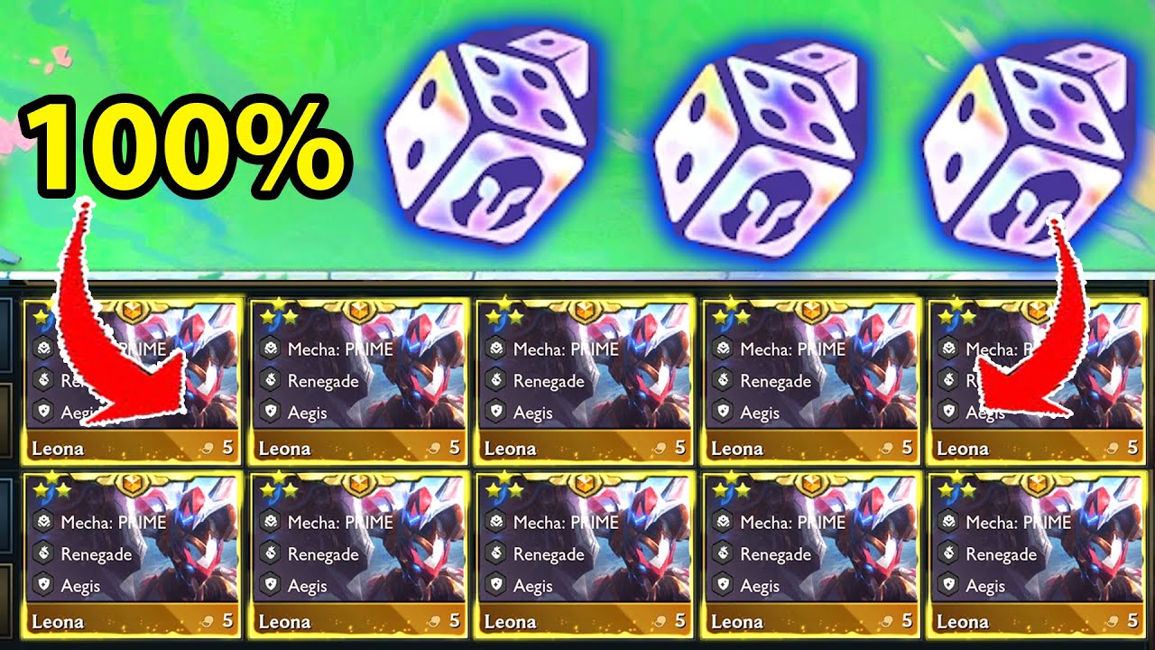Trick: Loaded Dice 100% - Leona 3 Star...?!!!