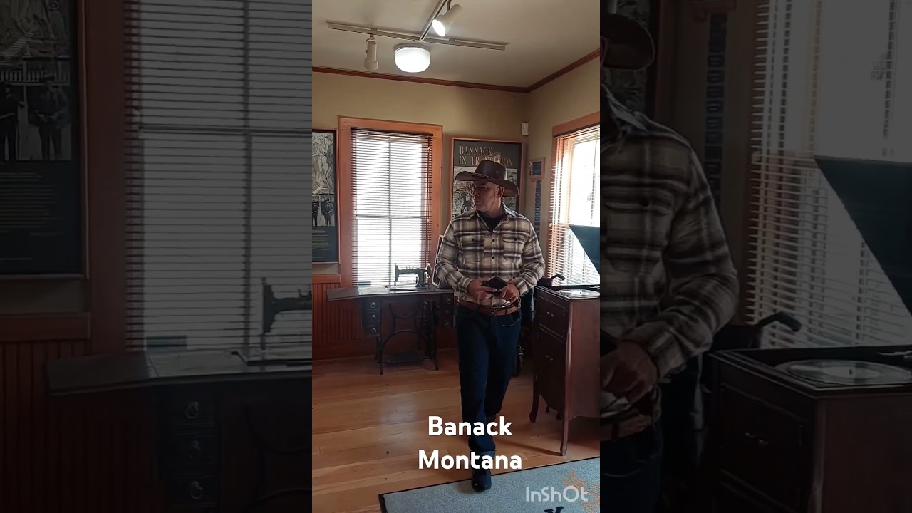 Bannack, ciudad fantasma en Montana.