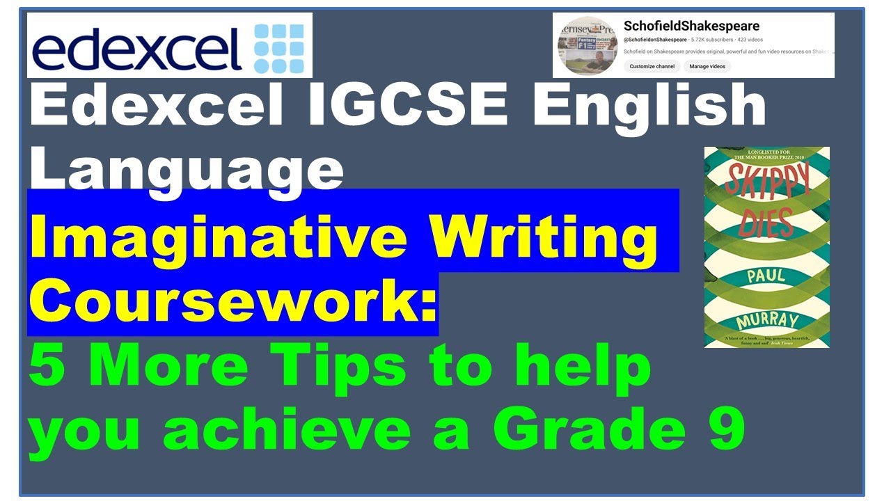 Producing Grade 9 Imaginative Writing Coursework 2: Edexcel IGCSE English Language
