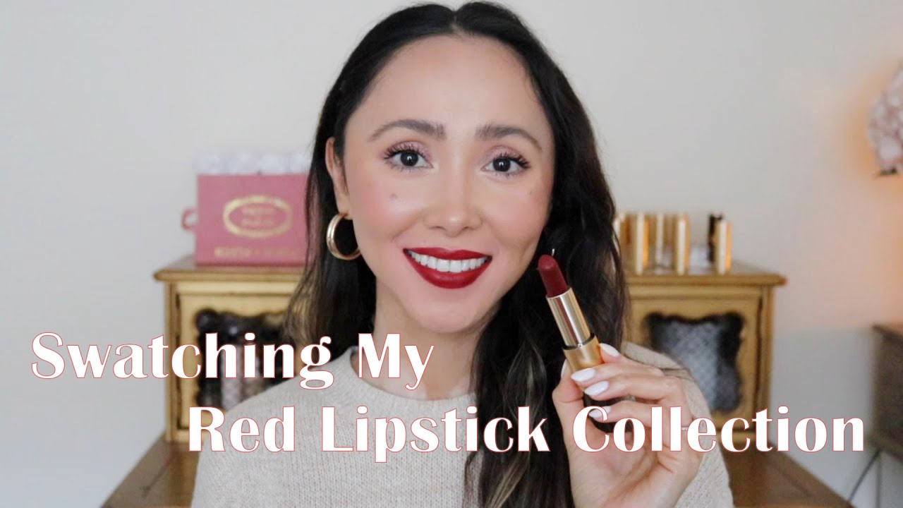 Red Lipstick Collection with Lip Swatches!