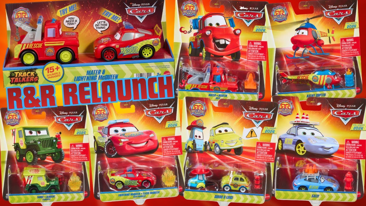 Race & Rescue Is Back… Again 😬 | Mattel Disney•Pixar Cars Die-Cast Reveals