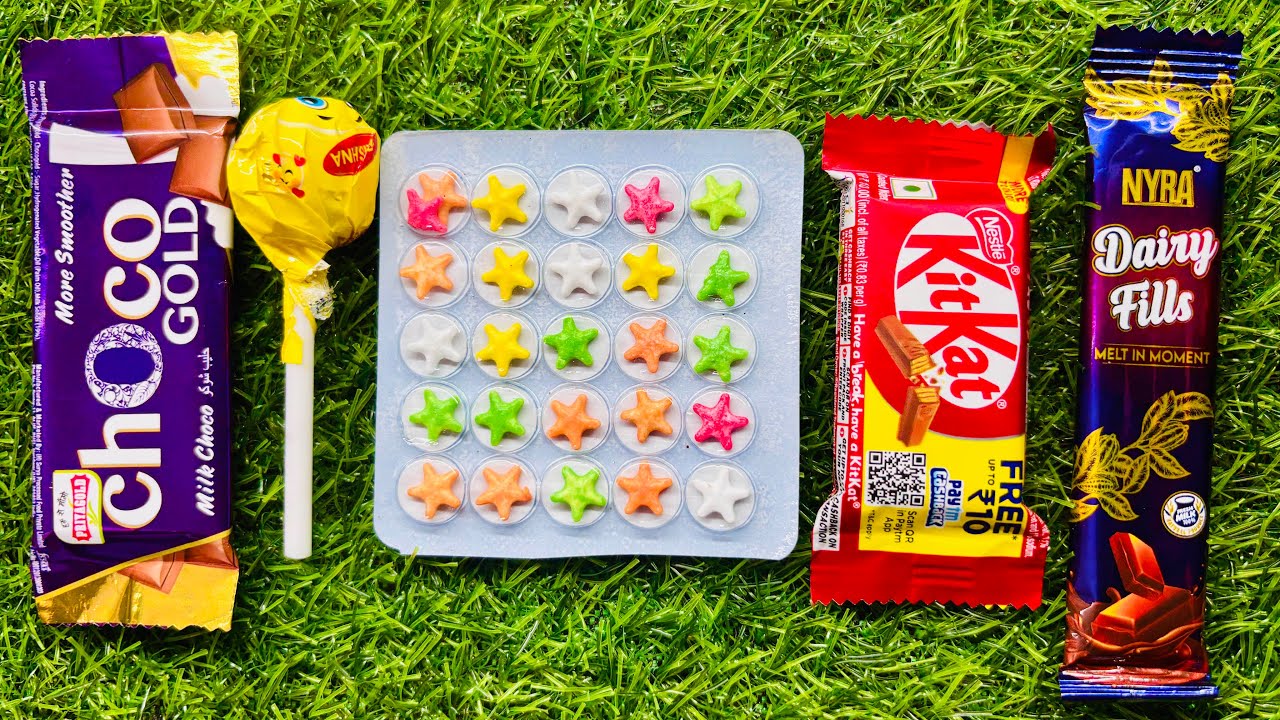 Satisfying ASMR Rainbow Candy Lollipops and Double ChupaChups Unboxing Video / ASMR Candy Sounds