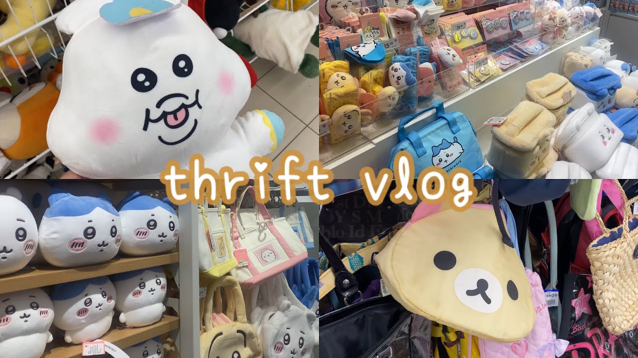 introvert diaries ☘️ thrifting, trinkets, chiikawa x miniso !