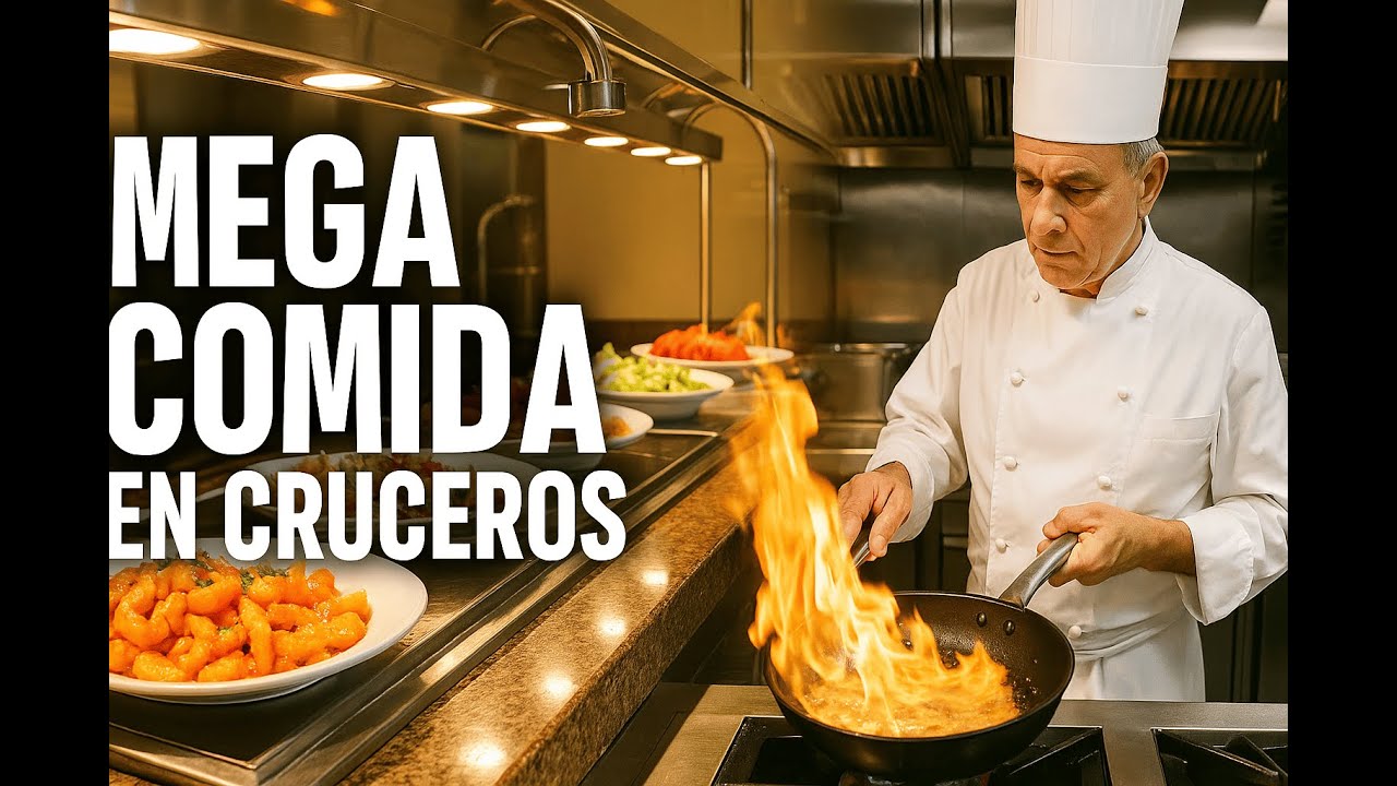 "Mega Cocina en Altamar: Así se Alimentan Miles en un Crucero"