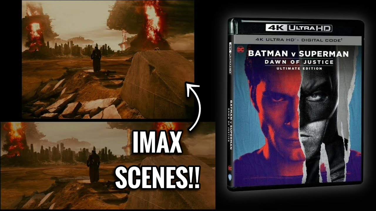 СЦЕНЫ IMAX!! | БЭТМЕН ПРОТИВ СУПЕРМЕНА: РЕМАСТЕРИНГ 4K ULTRAHD BLU-RAY ОБЗОР