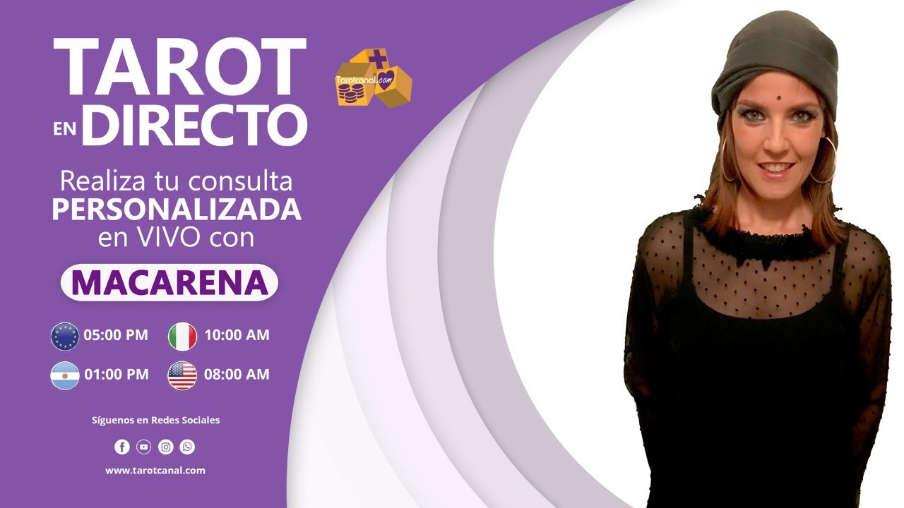 📺 #TarotEnDirecto - #MacarenaAng&eacute;lica | #TarotCanal