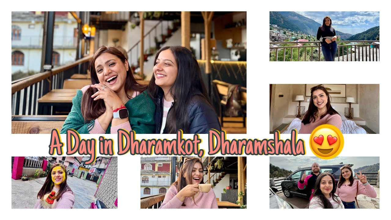 A Day in Dharmkot - foreigner village of Himachal, Food recommendations, And Holi Masti at home.