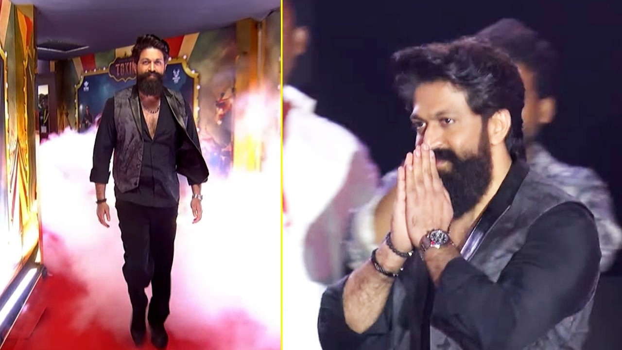 Rocking Star Yash Mass Grand Entry 🔥 | TOXIC Pre-Release Event Chennai | @TodayStarsMedia