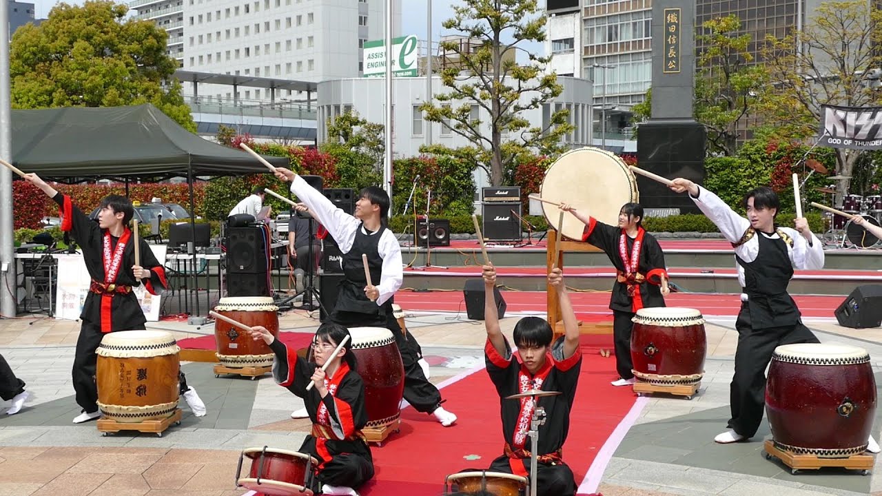 道三まつり 2024（修文学院高等学校・和太鼓部 沙羅 ）