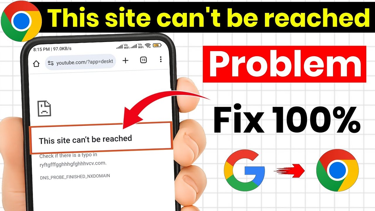 This site can't be reached problem in chrome| Chrome website not opening| This site can't be reached